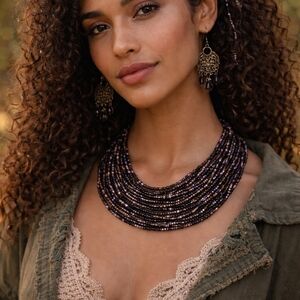 Handcrafted Beaded Necklace